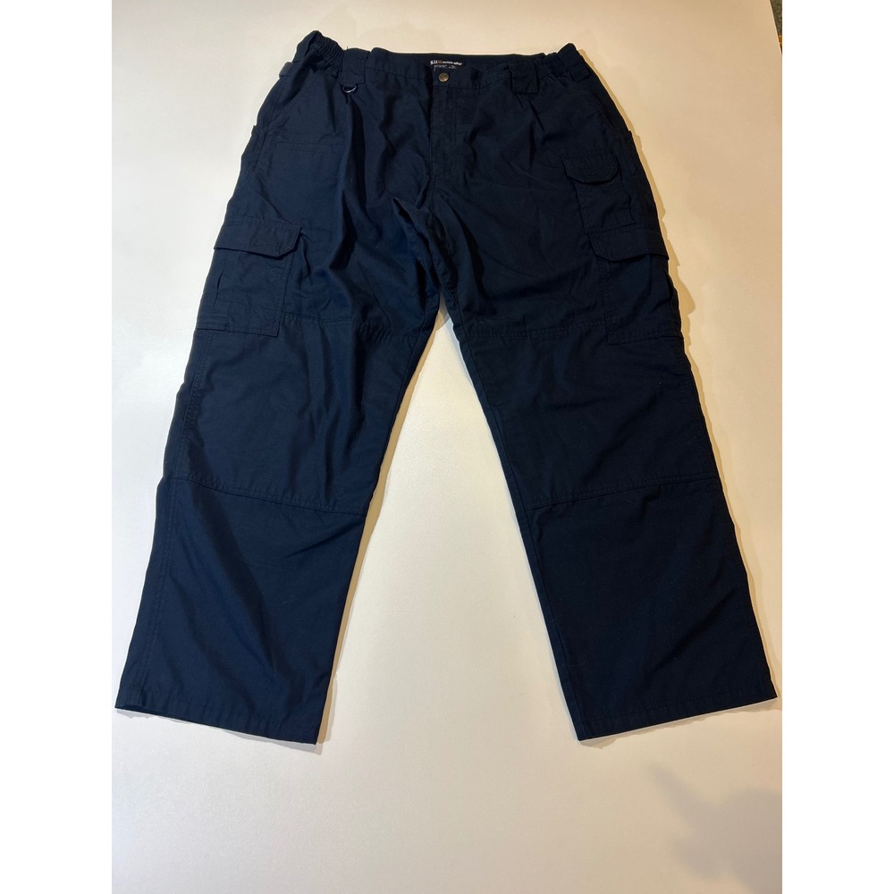 5.11 Tactical Series Cargo Pants Men's 40/30 Dark Navy Blue Ripstop Workwear